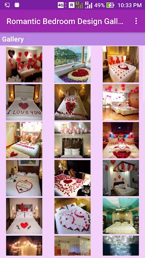 Romantic Bedroom Designs Screenshot 1