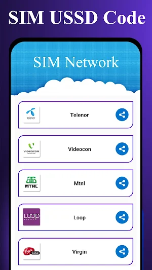 SIM Network USSD Code All SIM Screenshot 2