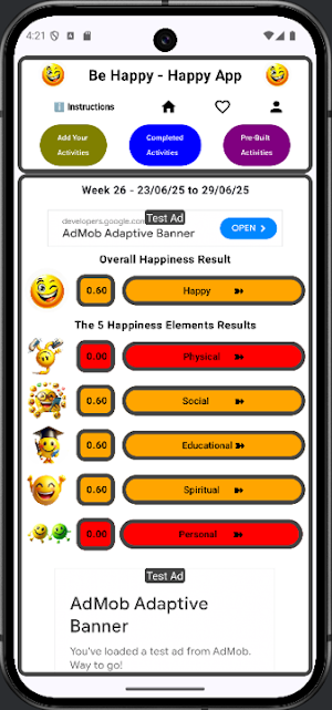 Be Happy - The Happiness App Screenshot 0