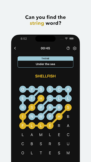 Strings - Strands Word Search Screenshot 1