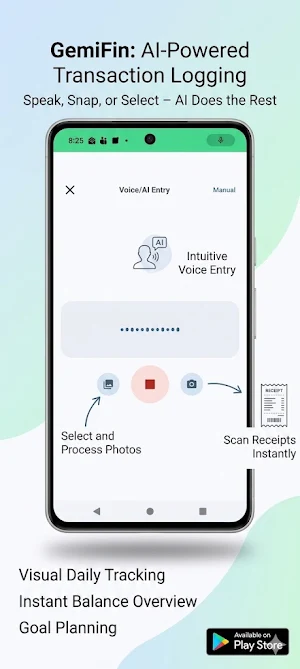 Gemifin: AI Budget Planner Screenshot 1