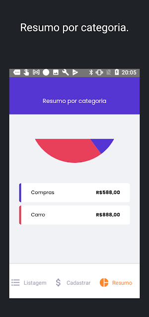 Controle financeiro - Simples Screenshot 3