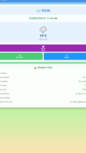 Tiny Weather Station Screenshot 2