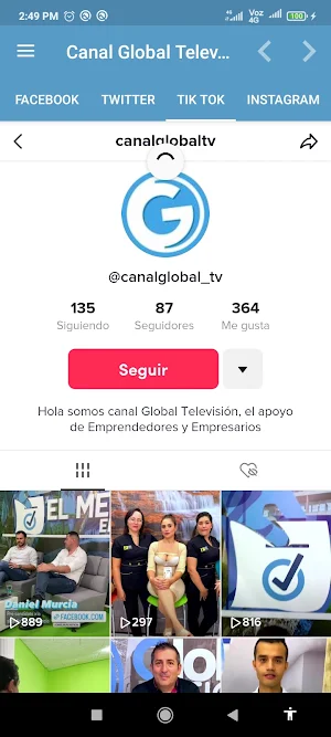 Global Televisión Screenshot 2