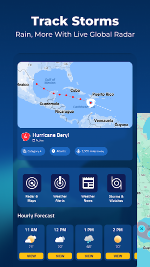 Live Weather Radar Launcher Screenshot 2