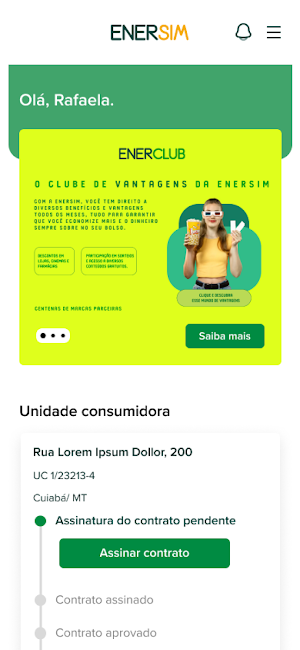Portal do Associado Enersim Screenshot 2