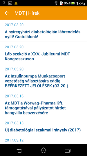 Diabetológus Screenshot 2