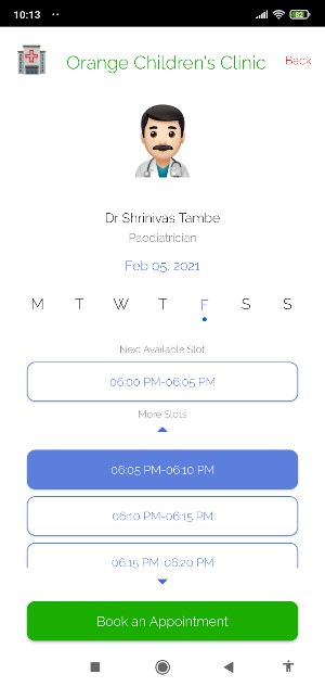 Orange Childrens clinic Screenshot 1