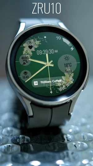 ZRU10 Watch Face for Wear OS Screenshot 0