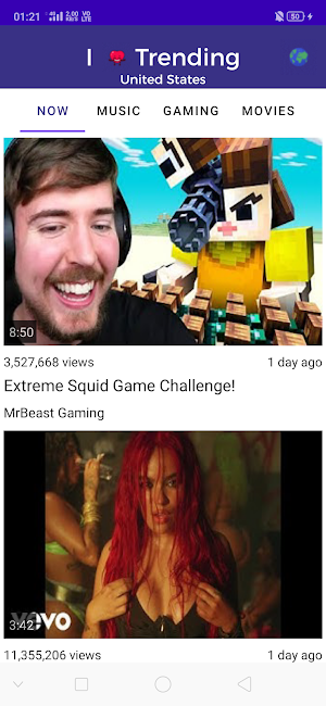 YTrendz Screenshot 2