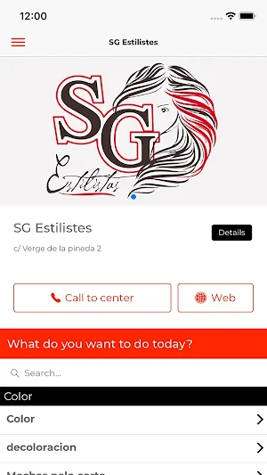 SG Estilistes Screenshot 0