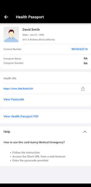 SHW Patient Portal Screenshot 1