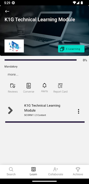 RENA LMS Screenshot 2