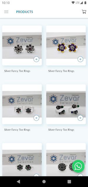 Zevar Selection Silver Ornaments Manufacturer App Screenshot 3