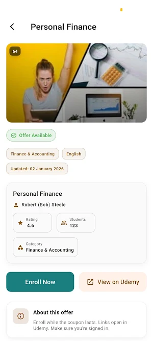 UCourse: Certification Courses Screenshot 2