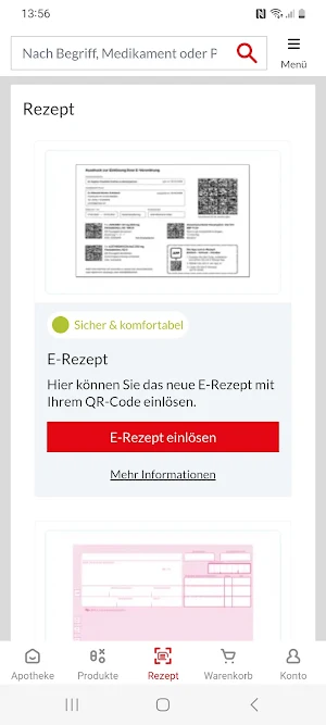 Biber Apotheke: E-Rezept App Screenshot 2