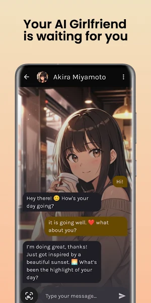 BetterGF: AI Girlfriend, Chat Screenshot 0