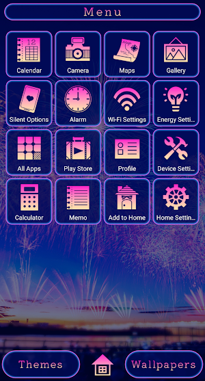 Nagaoka Fireworks Theme +HOME Screenshot 1