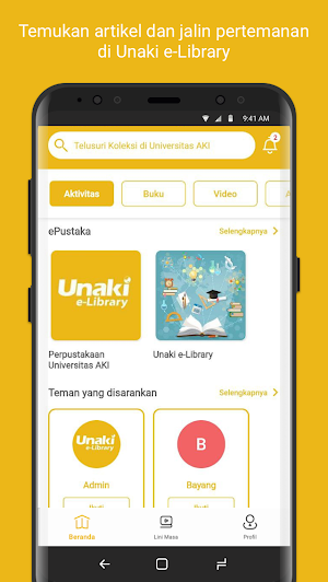 Unaki e-library Screenshot 3