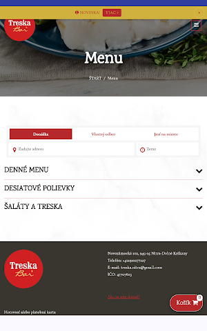 Treska Bar Krškany Screenshot 2