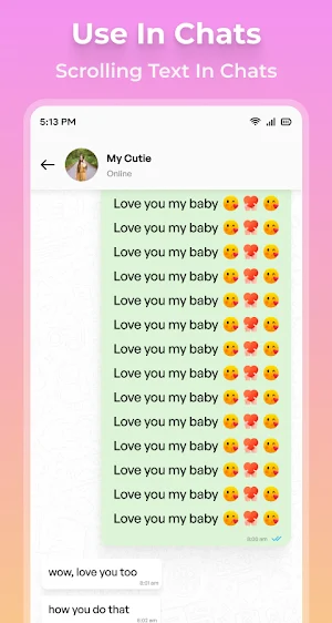 Letter to Emoji: Text Repeater Screenshot 1