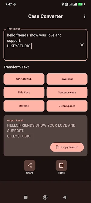 Text Case Converter Screenshot 1