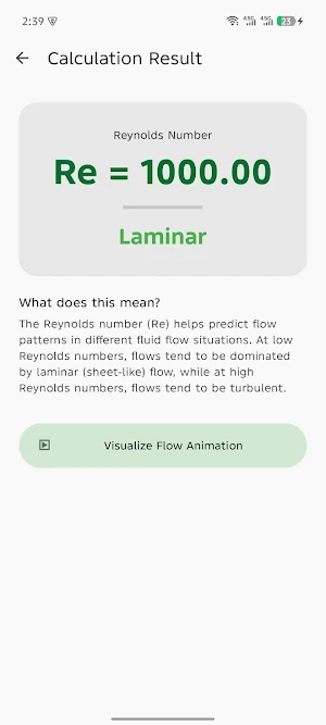 Turbulogic: Reynolds Flow Calc Screenshot 2