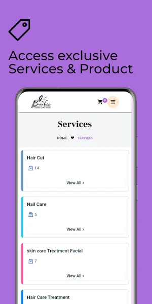 Barbie salons Screenshot 1