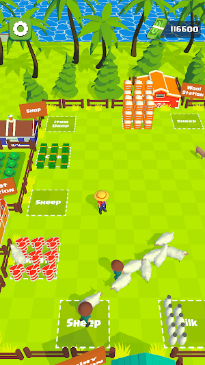 Wool Rush: Idle Farming Screenshot 0