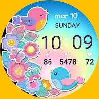 Spring Birds Watch Face