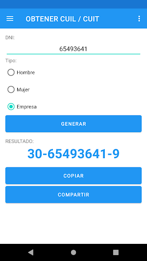 Mi CUIL/CUIT Online Plus para Argentina Screenshot 0