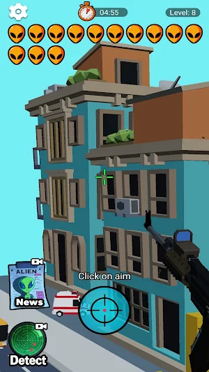 Sniper Battle -Shoot the alien Screenshot 2