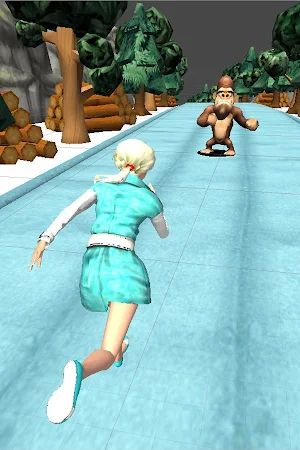 Ice Princess Snow Run : Endless winter Run 3D game Screenshot 2