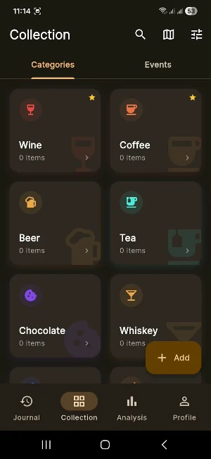 TasteLog Screenshot 1