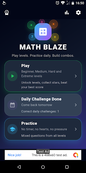 Math Blaze Screenshot 1