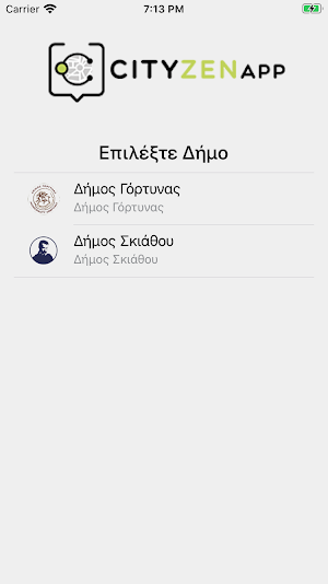 Cityzen App Screenshot 1
