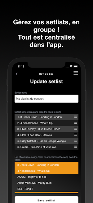 Setlist Live Screenshot 1