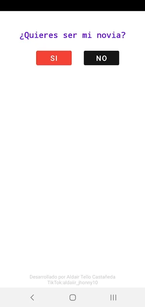 ¿Quieres ser mi novi@? Screenshot 0