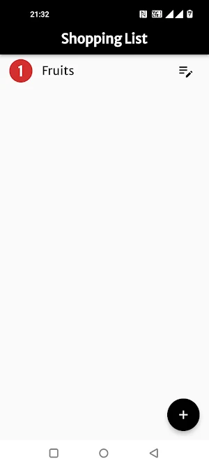ShoppingList Screenshot 2