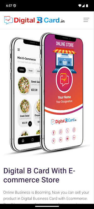 Digital B Card Screenshot 2