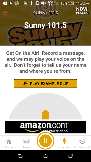 Sunny 101.5 WNSN Screenshot 2