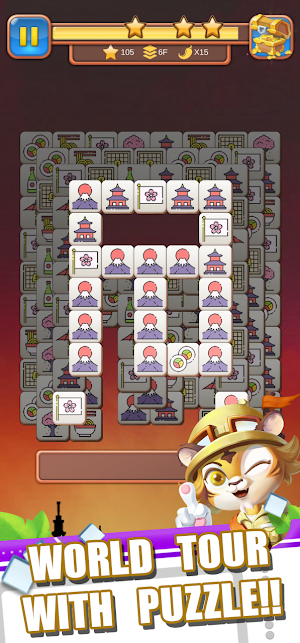 Tile Match: World Travel Screenshot 0