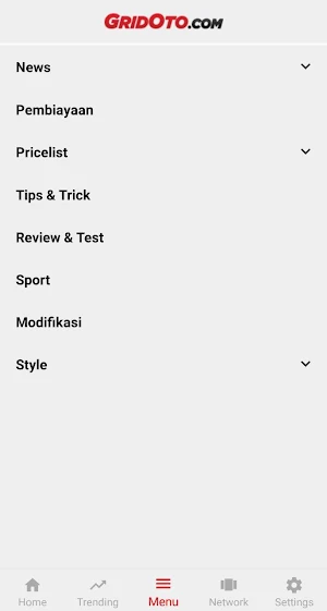 Gridoto.com: Simply Automotive Guide Screenshot 2