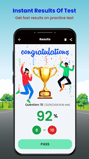 Canada Driving Practice Test Screenshot 3