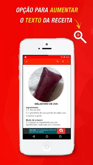 Receitas de Geladinho, Sacolé, Dindin Gourmet Screenshot 2