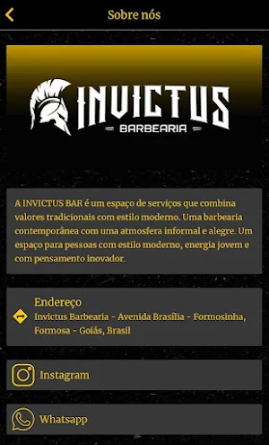 INVICTUS BARBEARIA Screenshot 2