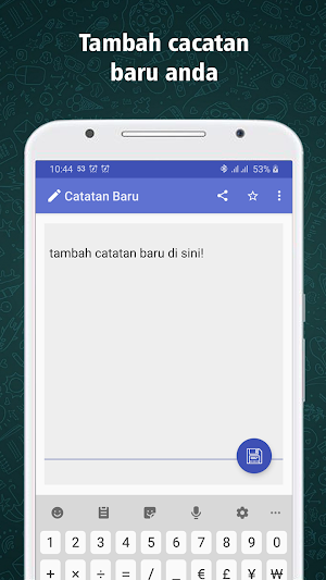 Notepad (buku catatan) Screenshot 1