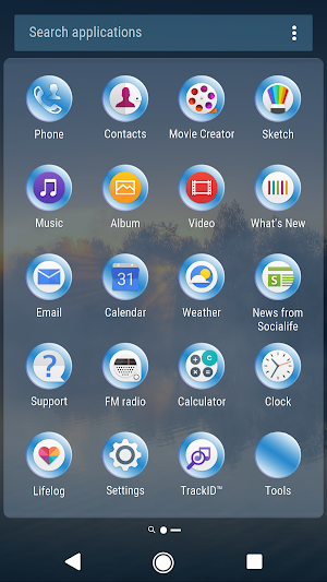 fog | Xperia™ Theme Screenshot 1