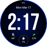 Minimal Digital Watch Face