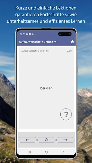 Vokabeltrainer Rumantsch Screenshot 2
